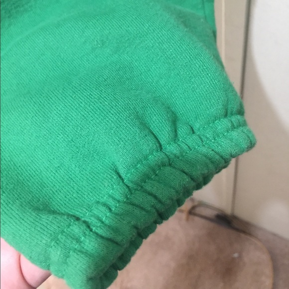 green cuffed sweatpants - Picture 3 of 5